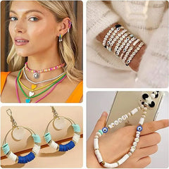 10800Pcs Making Beads Kit Box Jewelry Making Kit Set