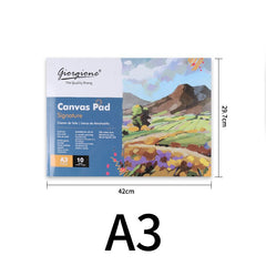 10 Sheets 280g Canvas Paper Oil Painting Paper