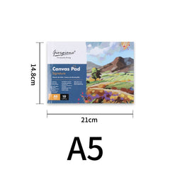 10 Sheets 280g Canvas Paper Oil Painting Paper