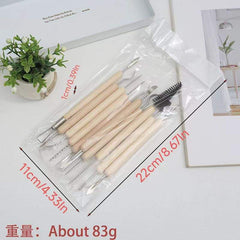 11 Pcs Set Double Sided Pottery Tools Clay Sculpting Tool Set For Modeling Clay