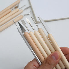 11 Pcs Set Double Sided Pottery Tools Clay Sculpting Tool Set For Modeling Clay