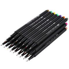 0.4mm Sketch Fine Line Art Marker Fineliner Color Pen Set