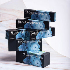 Oily Colored Pencils Hexagon Wooden Handle Set