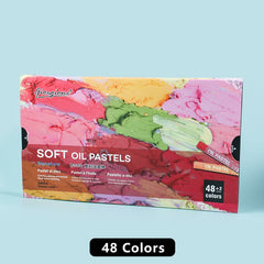 12/24/36/48 Colors Professional Drawing Crayon Soft Oil Pastel Set
