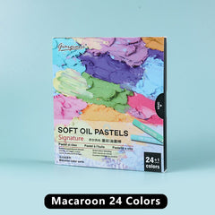 12/24/36/48 Colors Professional Drawing Crayon Soft Oil Pastel Set