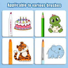 30*90CM Coloring Paper Roll DIY Drawing Color Filling Paper