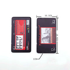 12 Pcs/Set 2H-8B Wooden Lead Pencils Set With Iron Box