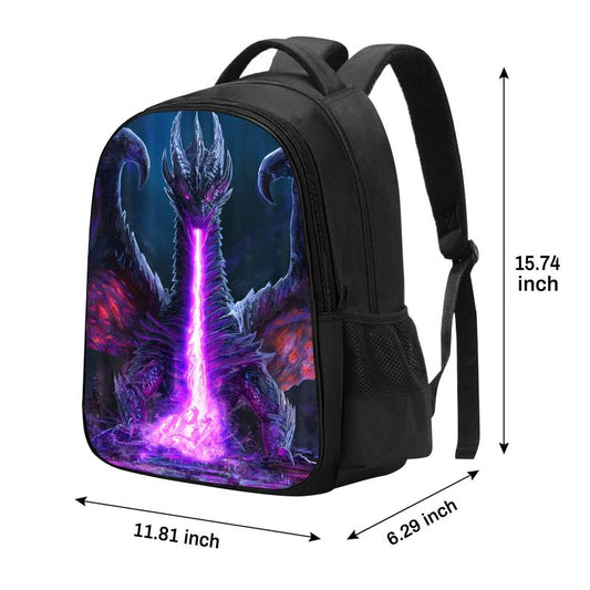 15.7 Inches Kids Dragon Backpack Kindergarten Elementary School Book Bag