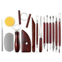 15Pcs Polymer Clay Tools Ceramic Pottery Tools Sculpting Kit Wax Tools
