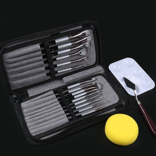 19 Pcs Set Paint Brush Nylon Brush Set