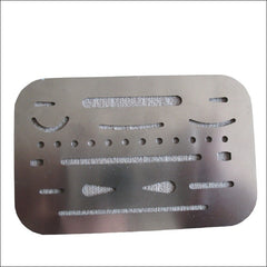 1PC Multifunctional Hollow Ruler Stainless Steel Measuring Tool