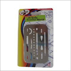 1PC Multifunctional Hollow Ruler Stainless Steel Measuring Tool