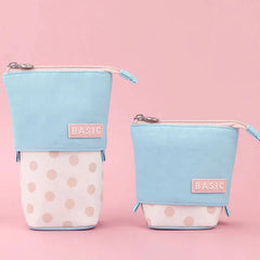 1Pc Fashion Cute Retractable Pencil Case Telescopic Pen Bag Stationery Case