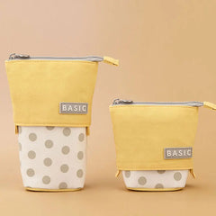 1Pc Fashion Cute Retractable Pencil Case Telescopic Pen Bag Stationery Case