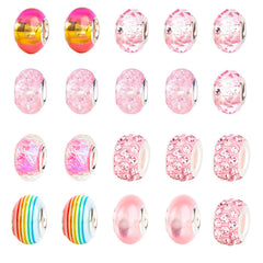 1 Set Charm Bracelet Making Kit with Dark Red Gift Bag