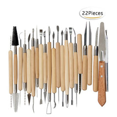 22 pcs set Pottery Tools With Storagebag