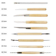 22 pcs set Pottery Tools With Storagebag