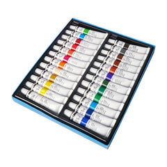 24 Colors Non-Toxic Oil Paint Set 12ml Professional Art Painting Supplies