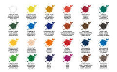 24 Colors Non-Toxic Oil Paint Set 12ml Professional Art Painting Supplies