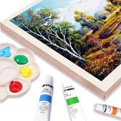 24 Colors Non-Toxic Oil Paint Set 12ml Professional Art Painting Supplies