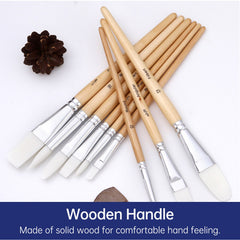 24PCS Paint Brushes Set Kit Artist Professional Nylon Hair Round Brushes With anvas Carry Case