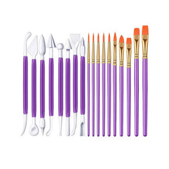 24 Pcs Ceramic Clay Tools Set Modeling Pottery Clay Sculpting Tools Kits