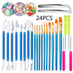 24 Pcs Ceramic Clay Tools Set Modeling Pottery Clay Sculpting Tools Kits
