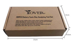 30 Pcs Set Pottery Tools Set Cay Sculpture Carving Knife Wooden Pottery Clay Tools