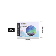 30 Sheets 200g Watercolor Paper Single-sided Glue Professional Art Students Special Painting Watercolor Paper - honeylives