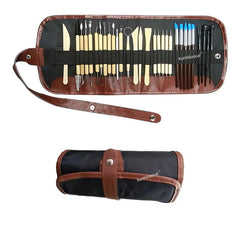 Pottery Clay Sculpting Tools 30pcs Set Wooden Carving Knife Tools