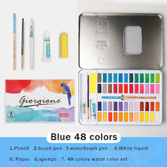 36/48 Colors Watercolor Paint Sets