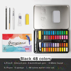 36/48 Colors Watercolor Paint Sets