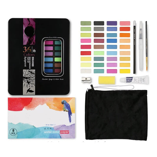 36/48 Colors Watercolor Paint Sets