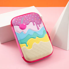 3D Pencil Case EVA Waterproof Durable Kawaii Pencil Bag