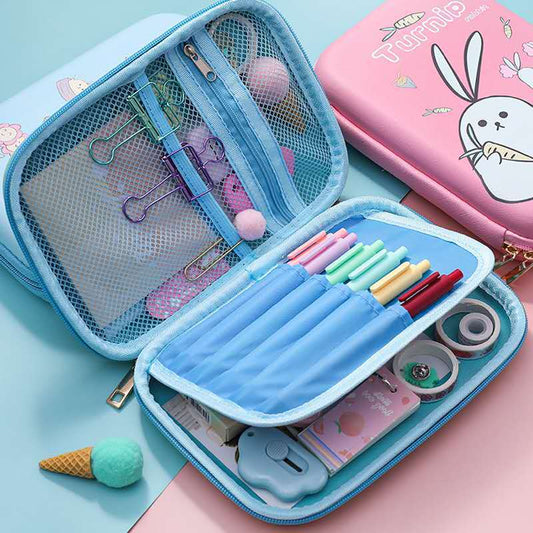 3D Pencil Case EVA Waterproof Durable Kawaii Pencil Bag