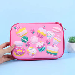 3D Pencil Case EVA Waterproof Durable Kawaii Pencil Bag