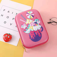 3D Pencil Case EVA Waterproof Durable Kawaii Pencil Bag