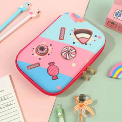3D Pencil Case EVA Waterproof Durable Kawaii Pencil Bag