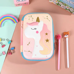 3D Pencil Case EVA Waterproof Durable Kawaii Pencil Bag