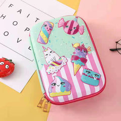 3D Pencil Case EVA Waterproof Durable Kawaii Pencil Bag