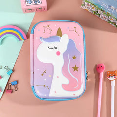 3D Pencil Case EVA Waterproof Durable Kawaii Pencil Bag