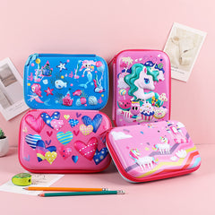 3D Pencil Case EVA Waterproof Durable Kawaii Pencil Bag