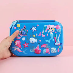 3D Pencil Case EVA Waterproof Durable Kawaii Pencil Bag