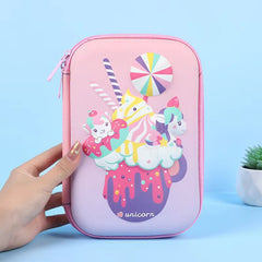 3D Pencil Case EVA Waterproof Durable Kawaii Pencil Bag