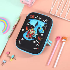 3D Pencil Case EVA Waterproof Durable Kawaii Pencil Bag