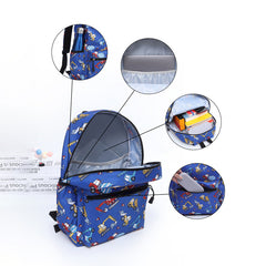 3pcs Set Children's Schoolbag Large Capacity Multi-function Print Student Backpack