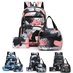 3pcs/set Backpack Elementary School Bag Large Capacity Children School Bag