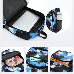 3pcs/set Backpack Elementary School Bag Large Capacity Children School Bag