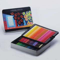 48/72 Colors Pop Series Colored Pencils Set With Iron Box