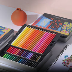 48/72 Colors Pop Series Colored Pencils Set With Iron Box